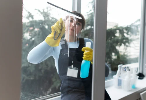 Nettoyage de vitres intérieures et extérieures à Frédille